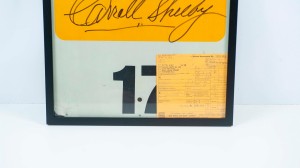 P144 1968 Hertz Parking Lot Sign Glass Framed Collage From Lax Airport 04